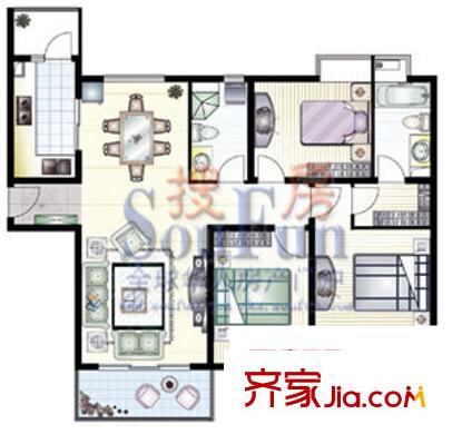 柏廬天下 戶型圖