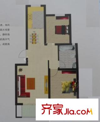 新官廳 2室 戶型圖