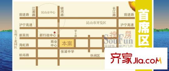 森隆藍(lán)波灣交通圖