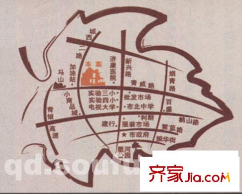 御墅臨楓交通圖