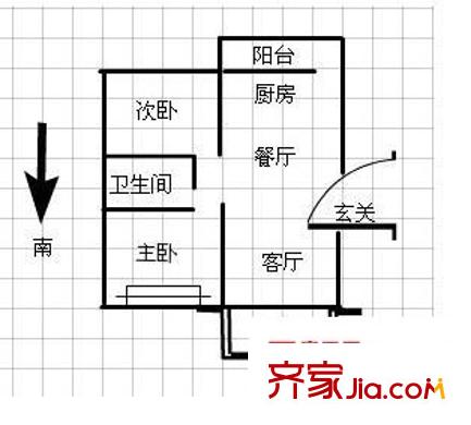 大唐花苑  戶型圖