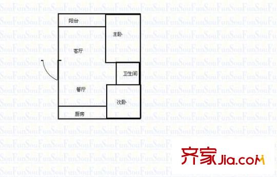 大唐花苑  戶型圖