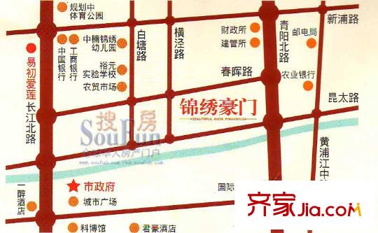 錦繡豪門交通圖