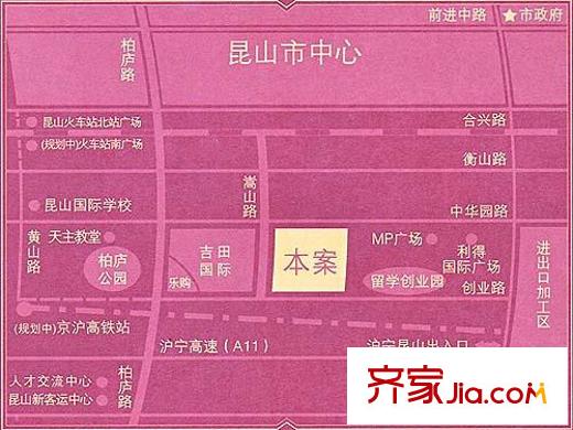 菁英匯交通圖區(qū)位圖