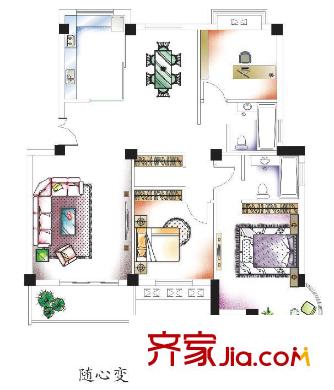 錦繡豪門 戶型圖