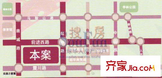 凱迪城交通圖 