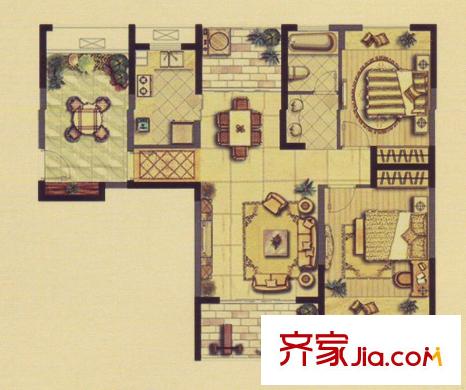 凱迪城 戶型圖