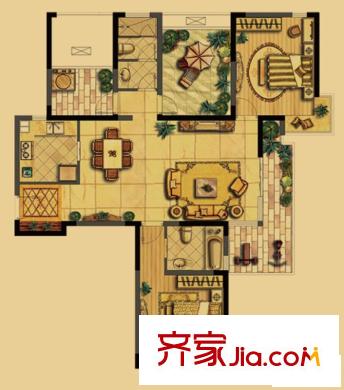 凱迪城 戶型圖