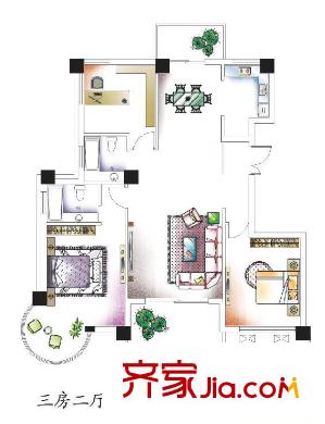 錦繡豪門 戶型圖