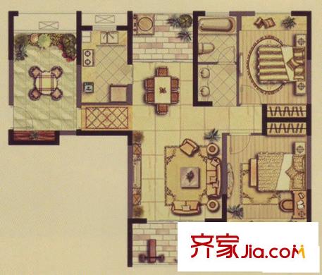 凱迪城 戶型圖