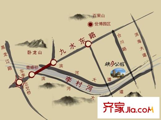 映月公館交通圖 