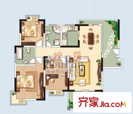 東輝鉑領(lǐng)  戶型圖