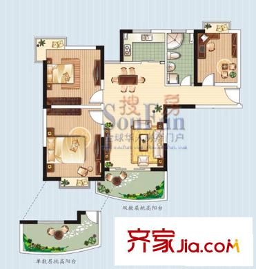 東輝鉑領(lǐng)  戶型圖