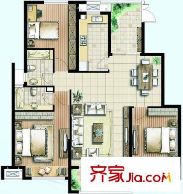 天地華城 戶型圖