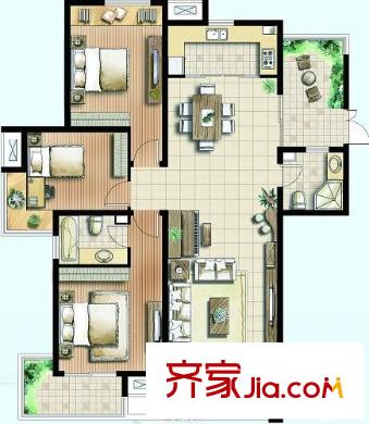 天地華城 戶型圖