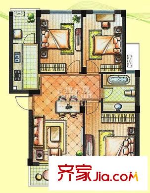 時(shí)代文化家園 戶型圖