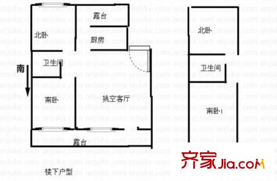 唐島金灣 4室 戶型圖