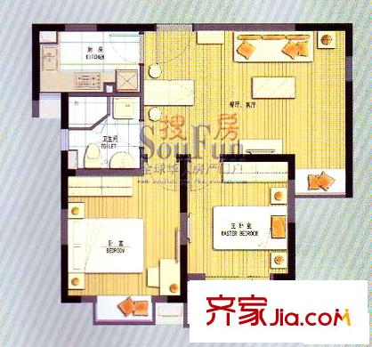 綠地21城B區(qū) 戶型圖