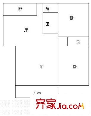長江花園 戶型圖