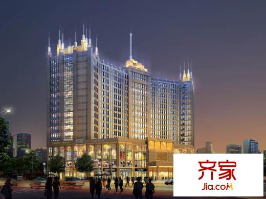 寶成國際商圈寶成大廈夜景