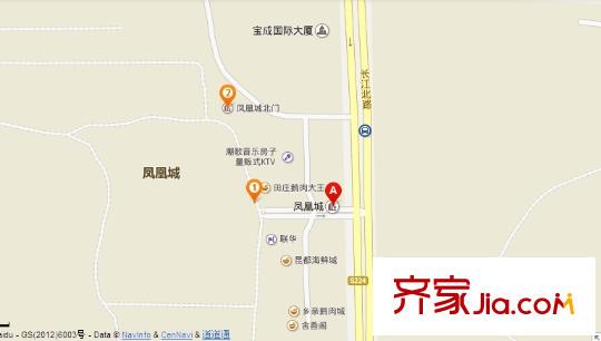 鳳凰城交通圖