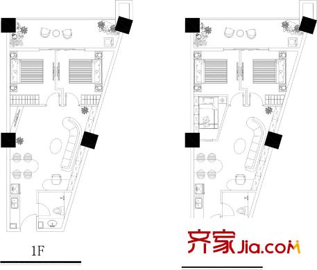寶成國際商圈商業(yè)住宅戶型 2室1廳1衛(wèi)1廚