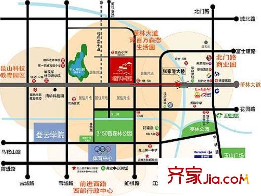 新華舍交通圖