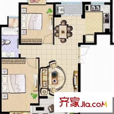 鳳凰城  戶型圖 4室2廳3衛(wèi)