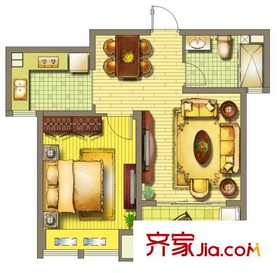 新城翡翠灣 戶型圖