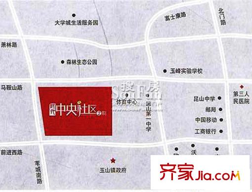 時代中央社區(qū)交通圖