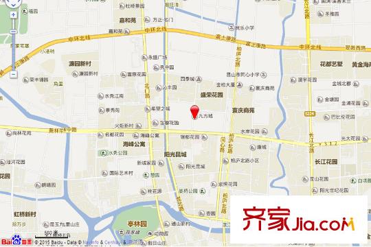 九方城區(qū)位圖