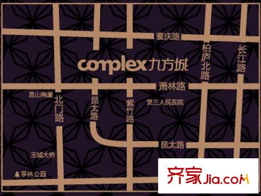 九方城交通圖