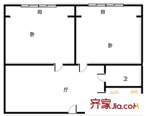 中房?云溪小區(qū)戶型圖云溪小區(qū) 1室 戶型圖 1室1廳1衛(wèi)1廚