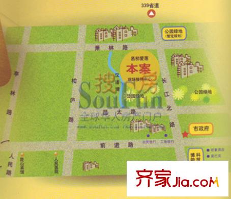 昆山花園交通圖