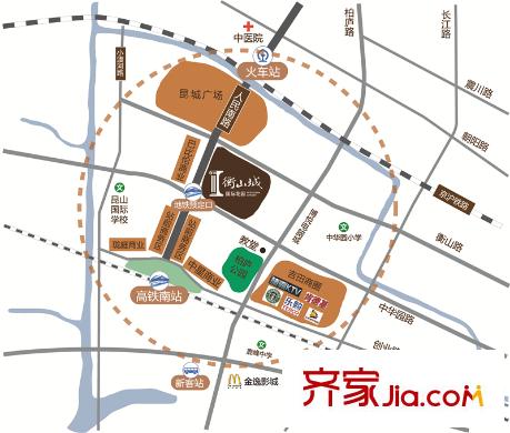 衡山城交通圖