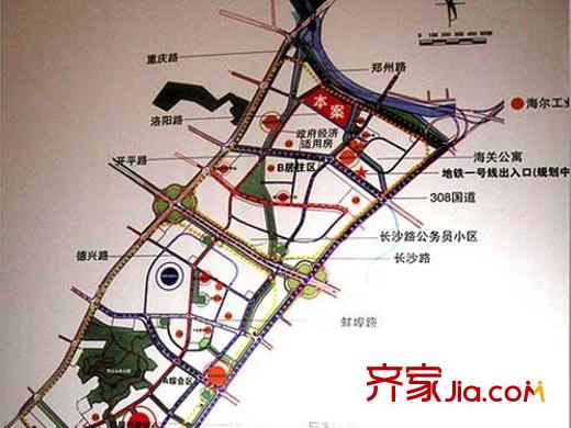 魯岳夢(mèng)境江南交通圖交通及周邊