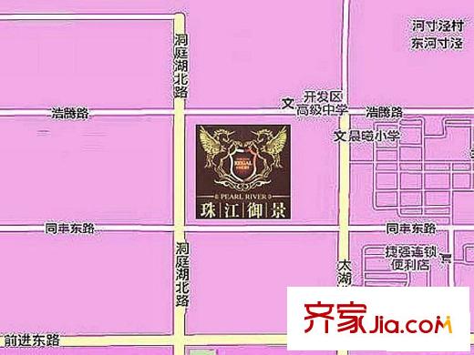 珠江御景交通圖