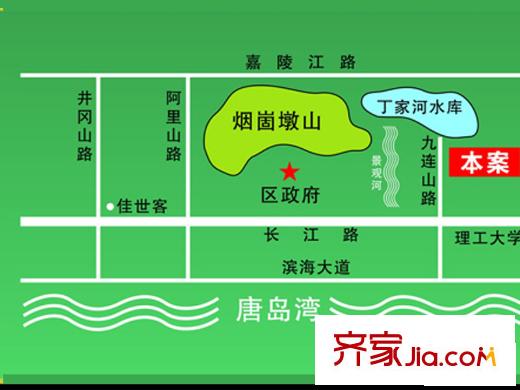 金沙花園交通圖