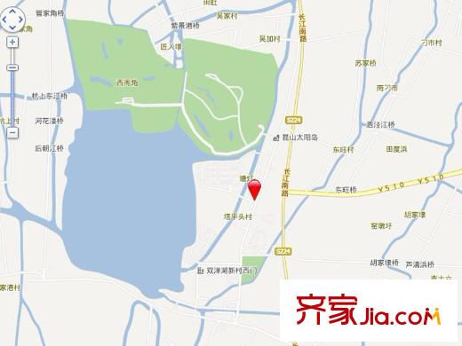 玫瑰湖濱交通圖