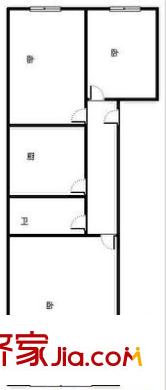 杭州路小區(qū) 3室 戶型圖