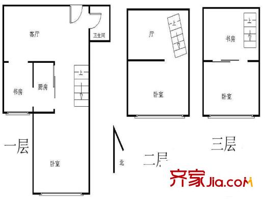 城建TOPTOWN鼎都4室 戶型圖