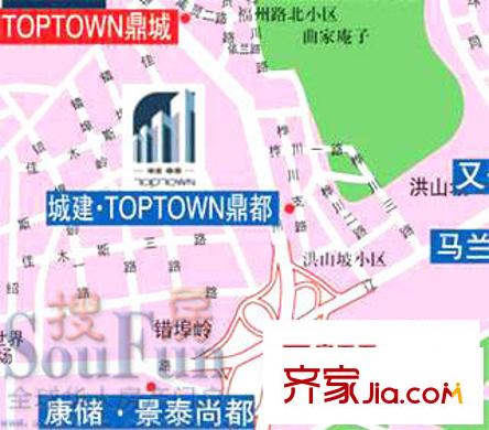 鼎都交通圖