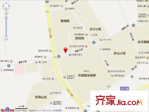 恒業(yè)嘉園交通圖