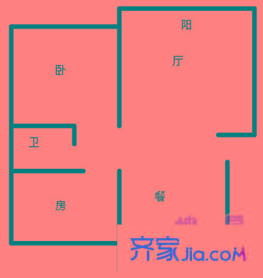 碧?；▓@一期 4室 戶型圖