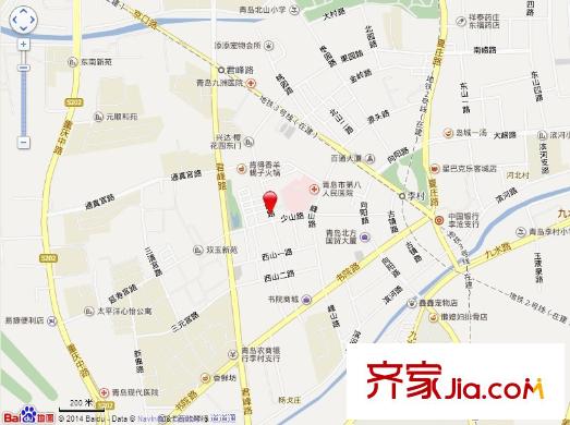 青峰路小區(qū)交通圖