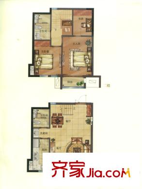 瑞源名嘉匯戶型圖高層1#、3#、7#、8號樓A2戶型 3室2廳2衛(wèi)1廚