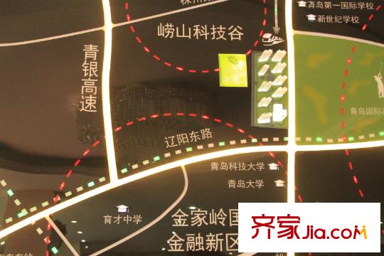 都市果嶺區(qū)位圖