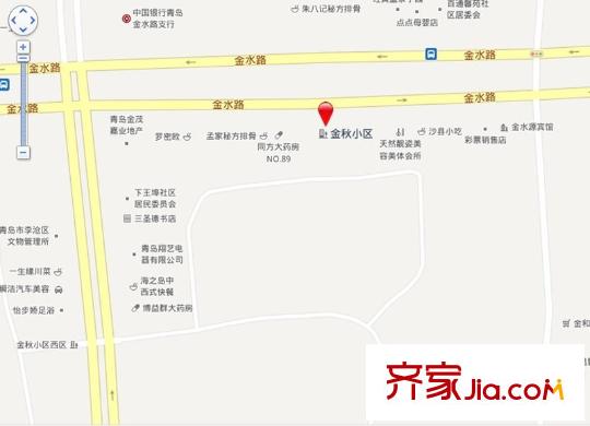 金秋小區(qū)交通圖