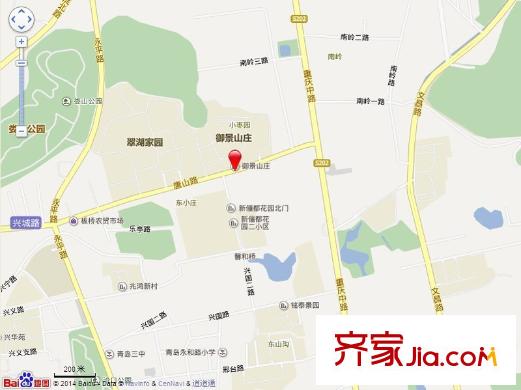 御景山莊交通圖