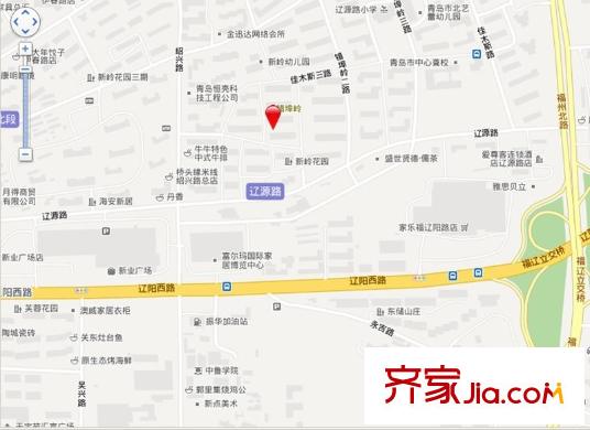新嶺花園交通圖